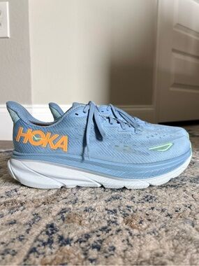 🔥 HOKA Clifton 9 Men's 9 Wide (2E) Dusk Illusion Running Shoes - EUC